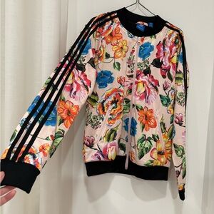 Adidas x Farm Rio “Floralita” Floral Bomber Jacket - Multicolor
